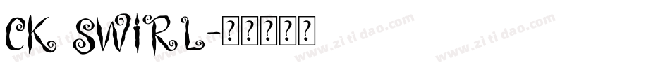 CK Swirl字体转换
